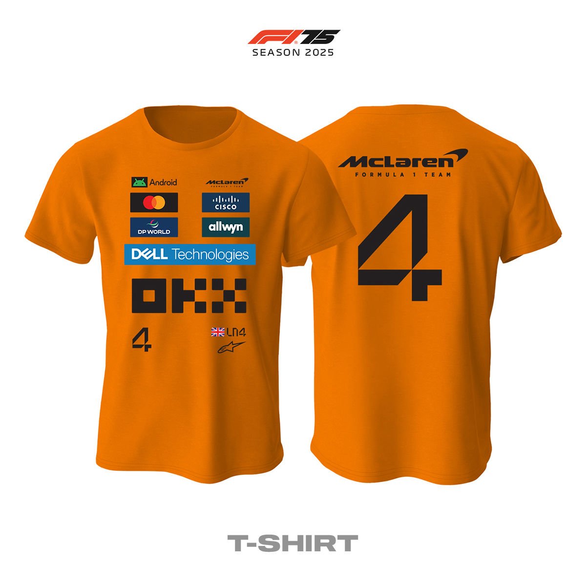 McLaren F1 Team: MCL39 Orange Edition 2025 Tişört