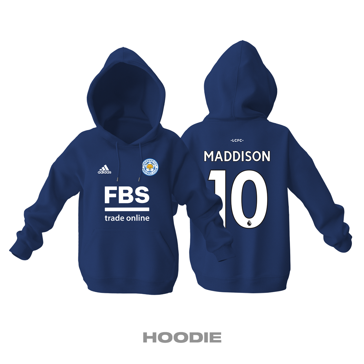 Leicester City: Home Edition 2021/2022 Kapüşonlu Hoodie XL
