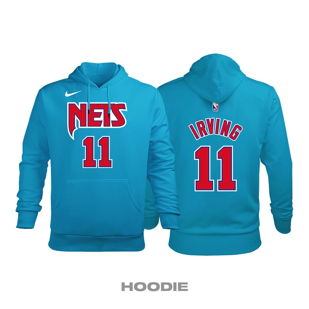 Brooklyn Nets: Classic Edition 2020/2021 Kapüşonlu Hoodie 4XL