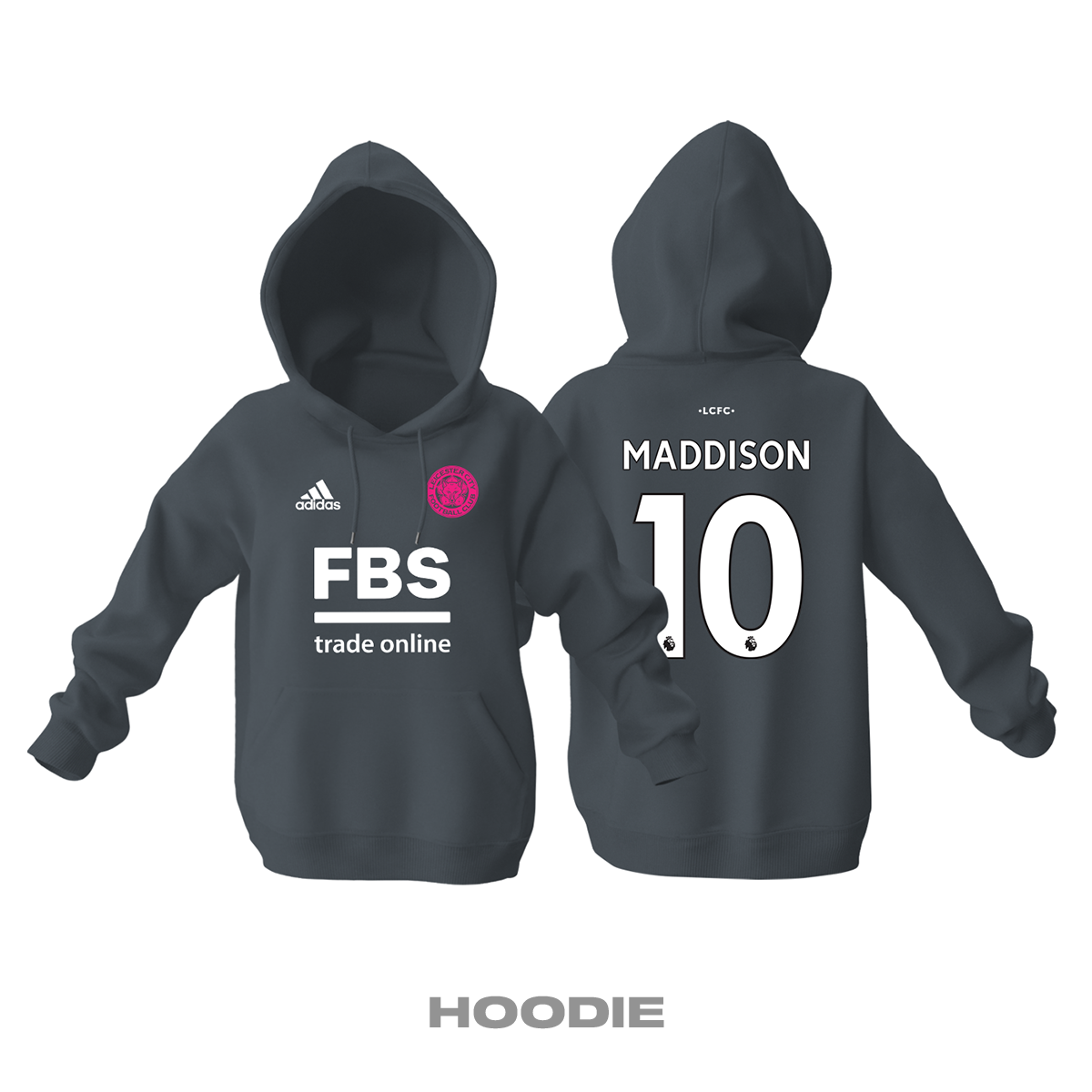 Leicester City: Third Edition 2021/2022 Kapüşonlu Hoodie S