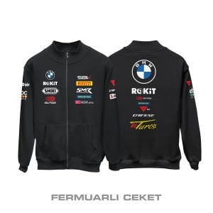 BMW ROKIT: WSBK Team - Black Edition 2024/2025 Fermuarlı Ceket