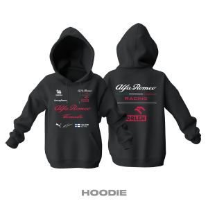 Alfa Romeo Racing: Black Edition 2022 Kapüşonlu Hoodie XS