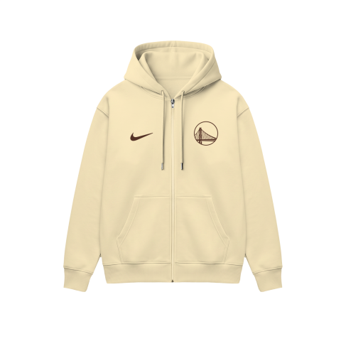 Golden State Warriors: City Edition 2K26 Fermuarlı Kapüşonlu Hoodie