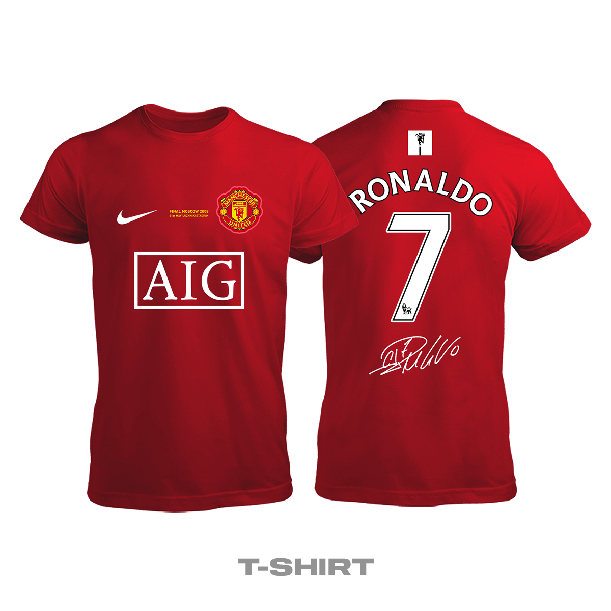 Manchester United: Home Edition 2007/2008 Tişört L