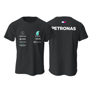 AMG Petronas F1 Team: Black Crew Edition Tişört XS