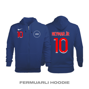 Paris FC: Home Edition 2020/2021 Fermuarlı Kapüşonlu Hoodie